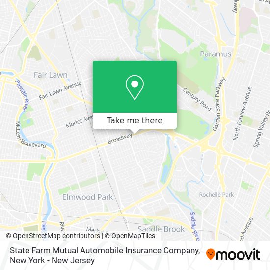 State Farm Mutual Automobile Insurance Company map