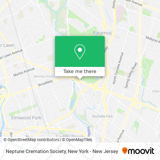 Neptune Cremation Society map