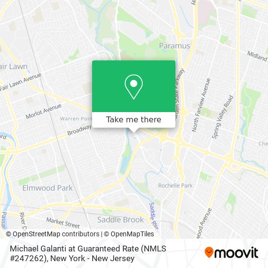 Michael Galanti at Guaranteed Rate (NMLS #247262) map