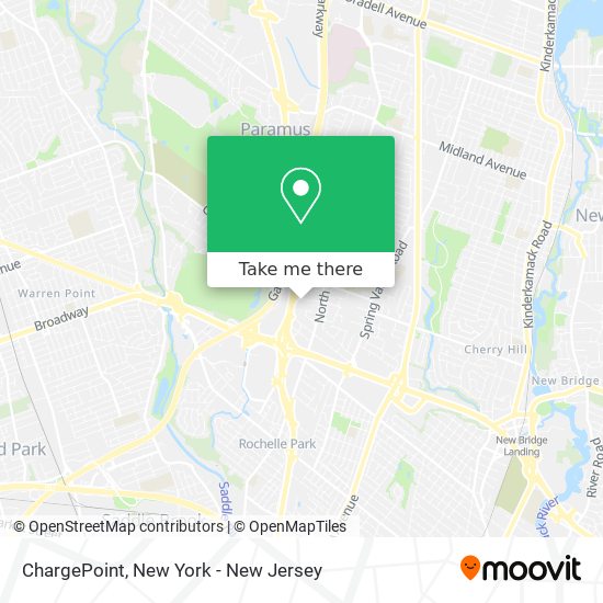 ChargePoint map