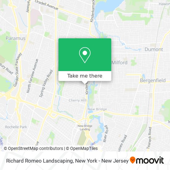 Richard Romeo Landscaping map