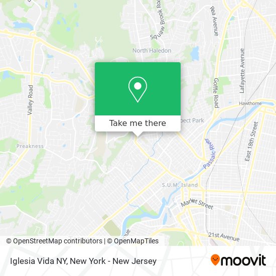 Mapa de Iglesia Vida NY