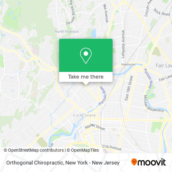 Orthogonal Chiropractic map