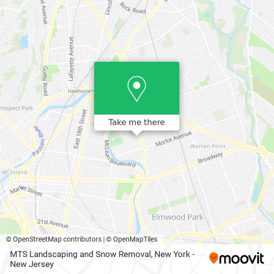 MTS Landscaping and Snow Removal map