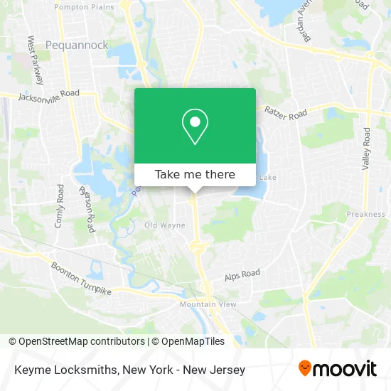 Keyme Locksmiths map
