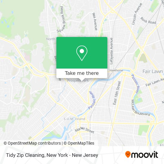 Tidy Zip Cleaning map