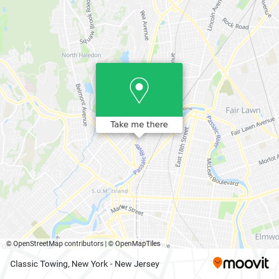 Mapa de Classic Towing