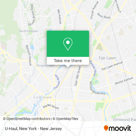 U-Haul map