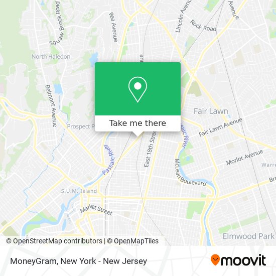 MoneyGram map