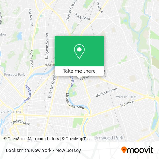 Locksmith map