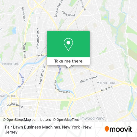 Mapa de Fair Lawn Business Machines