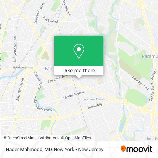Mapa de Nader Mahmood, MD