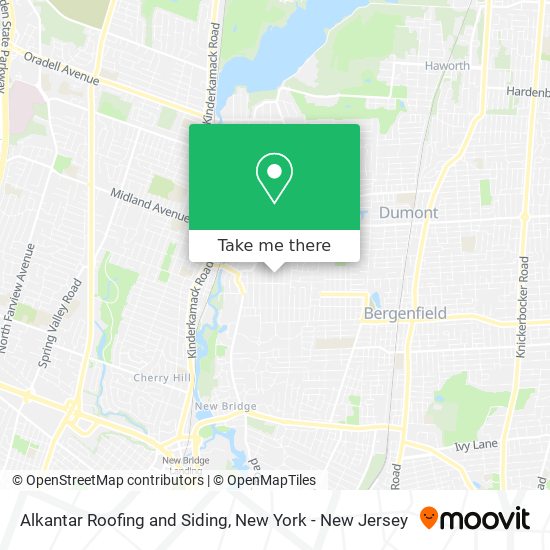 Alkantar Roofing and Siding map