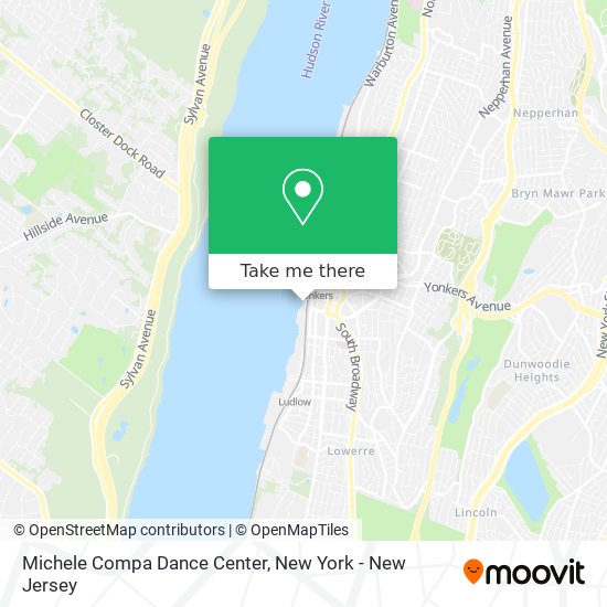 How to get to Michele Compa Dance Center in Yonkers Ny by Bus