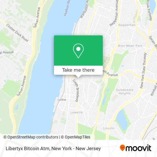 Mapa de Libertyx Bitcoin Atm