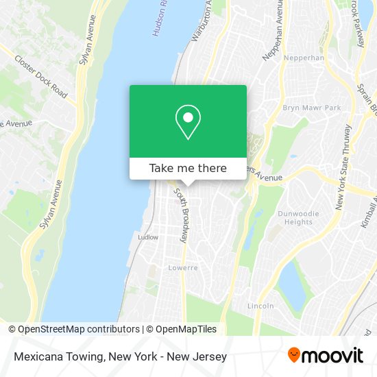 Mexicana Towing map