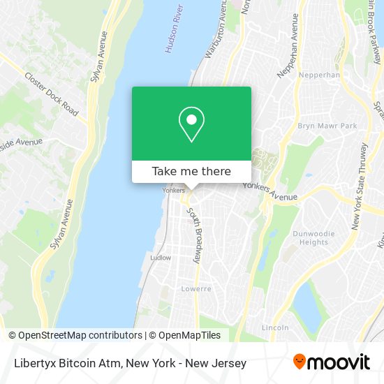 Mapa de Libertyx Bitcoin Atm