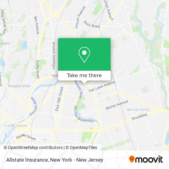 Allstate Insurance map