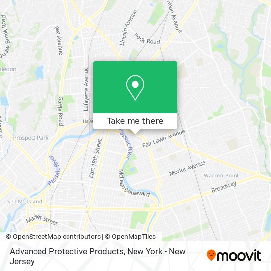 Mapa de Advanced Protective Products