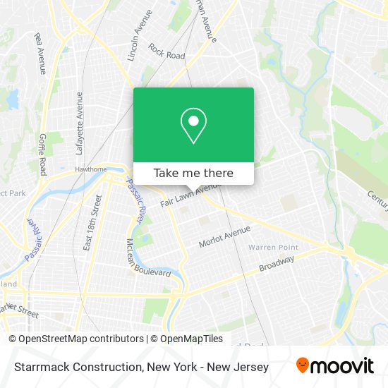 Mapa de Starrmack Construction