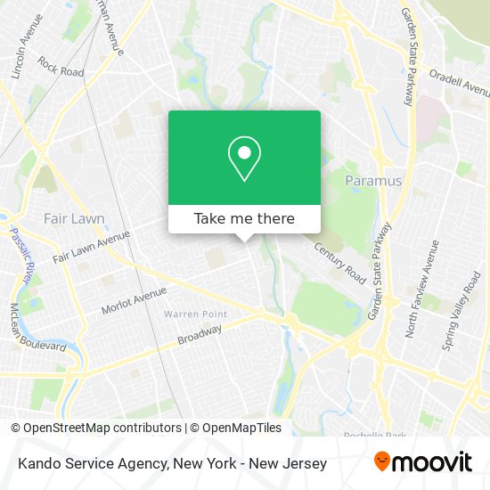 Kando Service Agency map