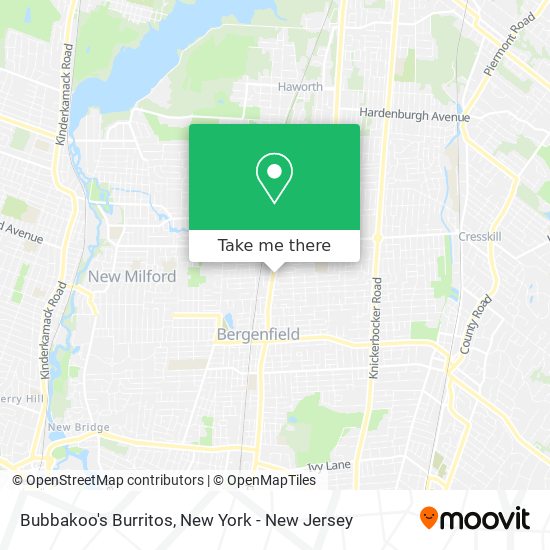 Bubbakoo's Burritos map