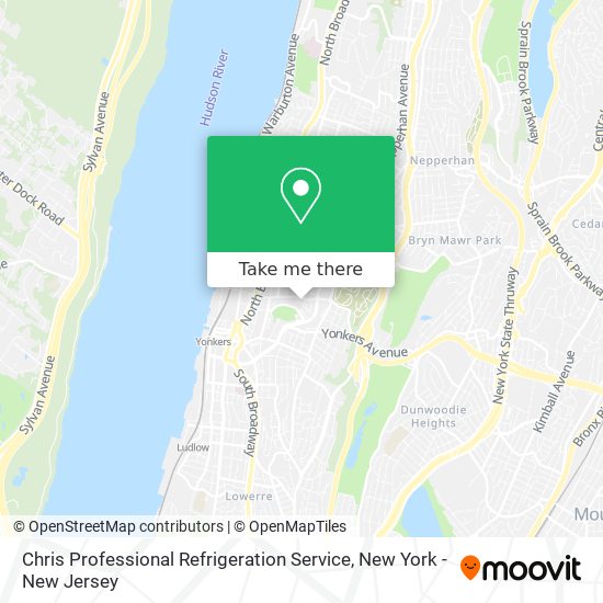 Chris Professional Refrigeration Service map