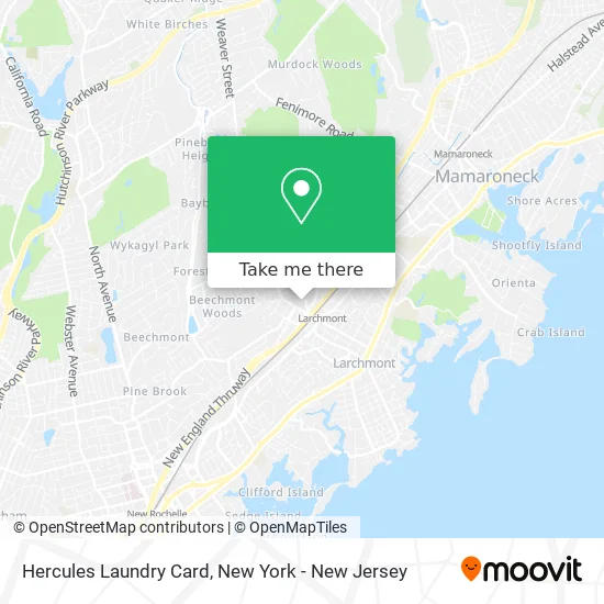 Hercules Laundry Card map