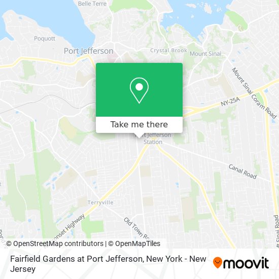 Mapa de Fairfield Gardens at Port Jefferson