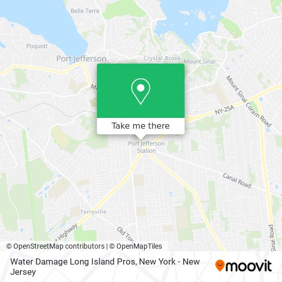 Mapa de Water Damage Long Island Pros