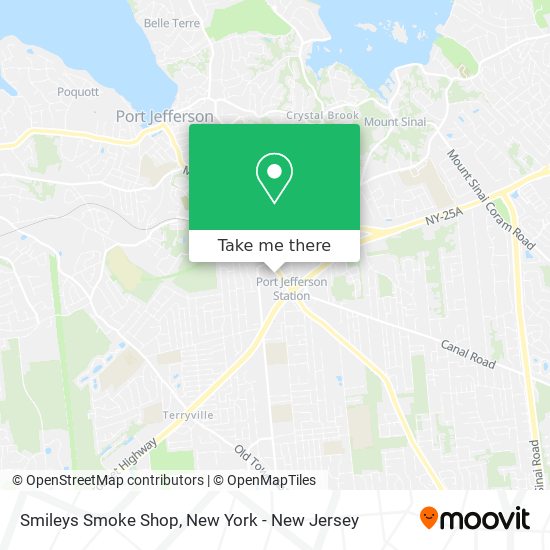 Mapa de Smileys Smoke Shop