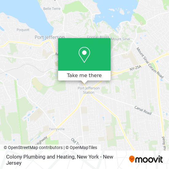 Colony Plumbing and Heating map