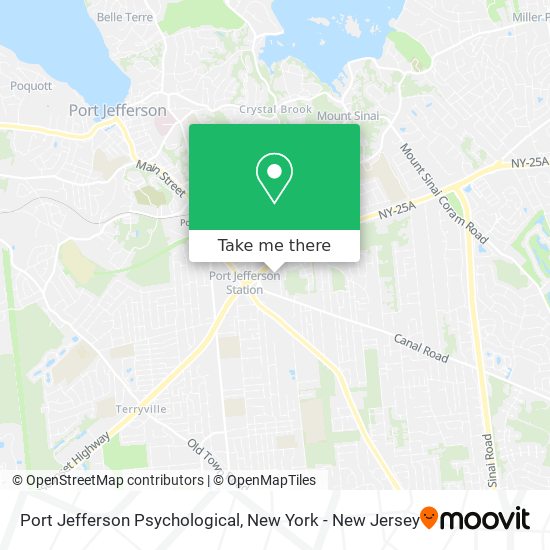 Port Jefferson Psychological map