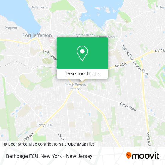 Mapa de Bethpage FCU