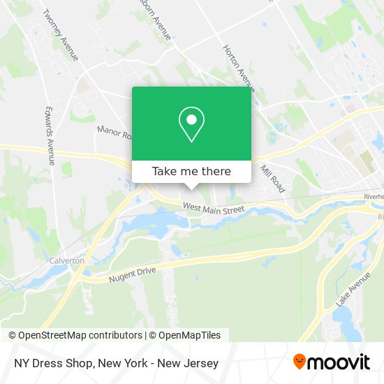 Mapa de NY Dress Shop