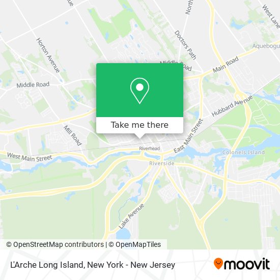 Mapa de L'Arche Long Island