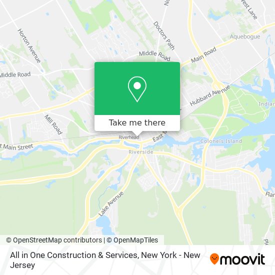All in One Construction & Services map