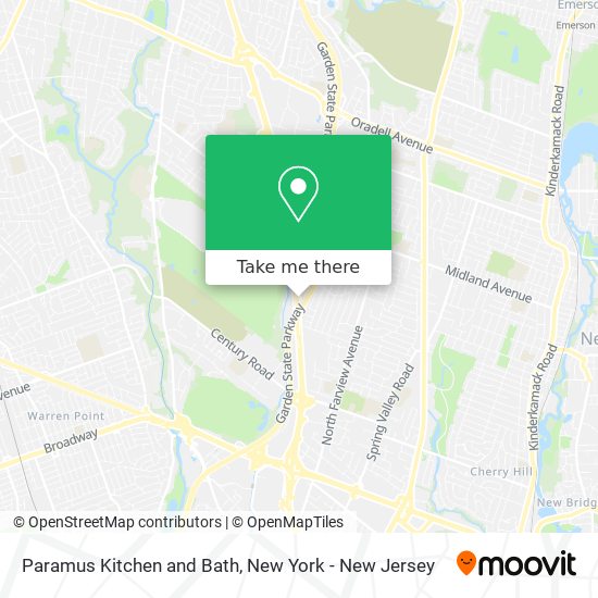 Mapa de Paramus Kitchen and Bath