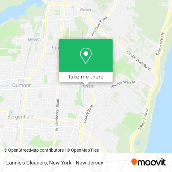 Lannie's Cleaners map