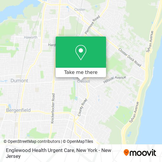 Mapa de Englewood Health Urgent Care