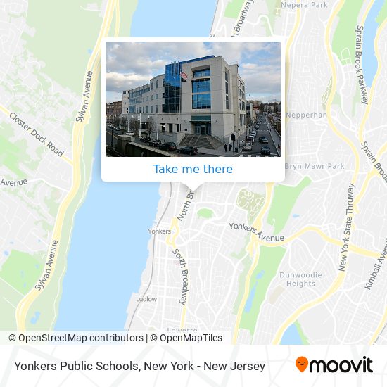 Yonkers Public Schools map