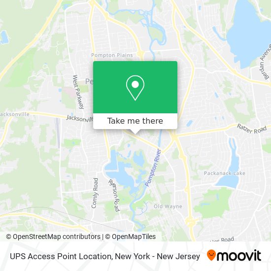 Mapa de UPS Access Point Location