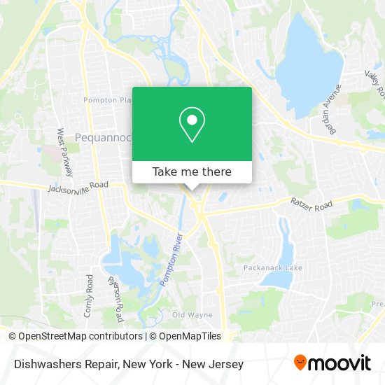 Dishwashers Repair map