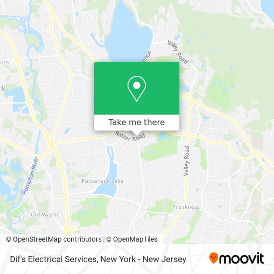 Dif's Electrical Services map