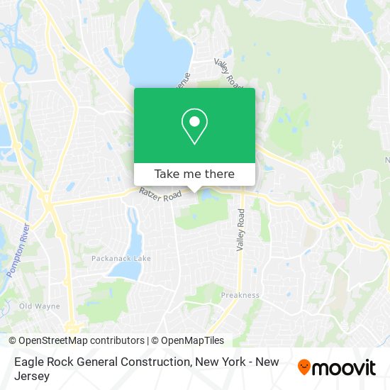 Eagle Rock General Construction map