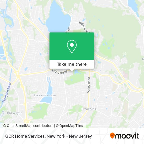 GCR Home Services map