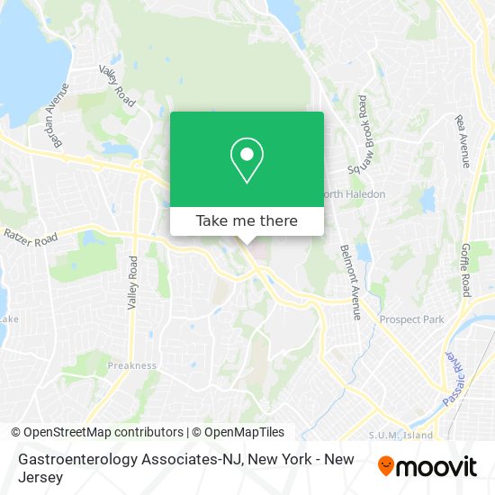 Gastroenterology Associates-NJ map