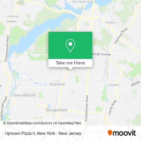 Uptown Pizza II map