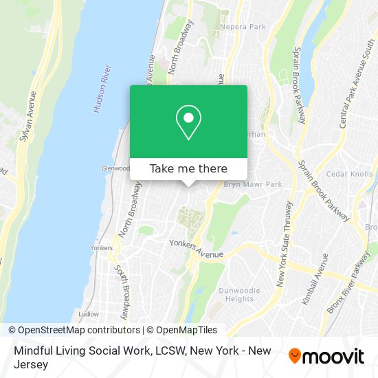 Mindful Living Social Work, LCSW map