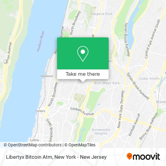 Mapa de Libertyx Bitcoin Atm